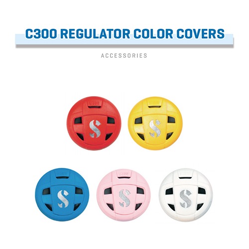 스쿠버프로 C300 레귤레이터 컬러 커버 스쿠버다이빙 호흡기 옵션 SCUBAPRO1 C300 REGULATOR COLOR COVERS