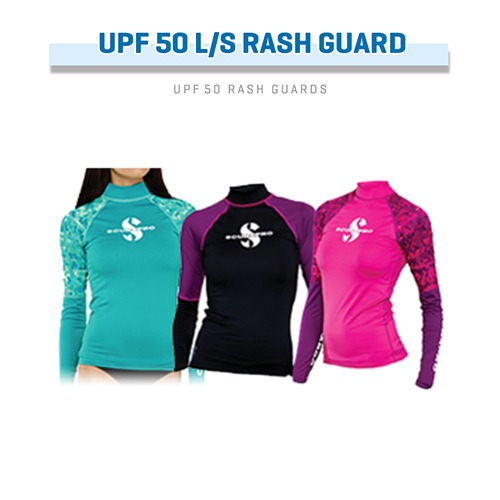 스쿠버프로 UPF 50 롱슬리브 래쉬가드 여성용 래시가드 SCUBAPRO1 UPF 50 LONG SLEEVE RASH GUARD WOMAN
