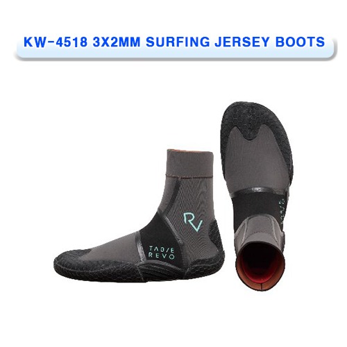 3x2mm 서핑 저지부츠 KW-4518 [REVO] 레보 3X2mm SURFING JERSEY BOOTS 11.06