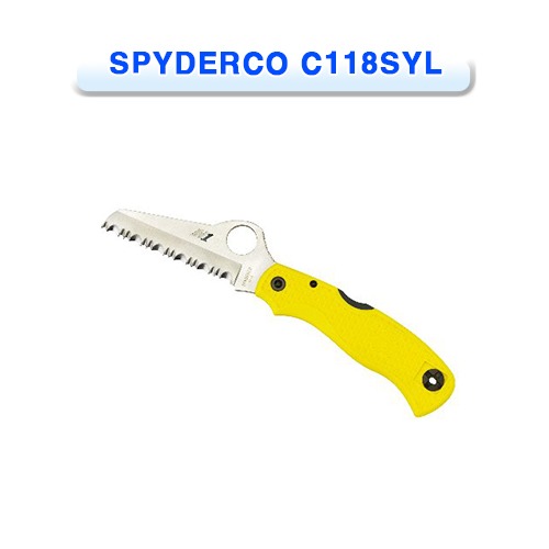 C118SYL 7.8cm [SPYDERCO] 스파이더코 SAVER SALT