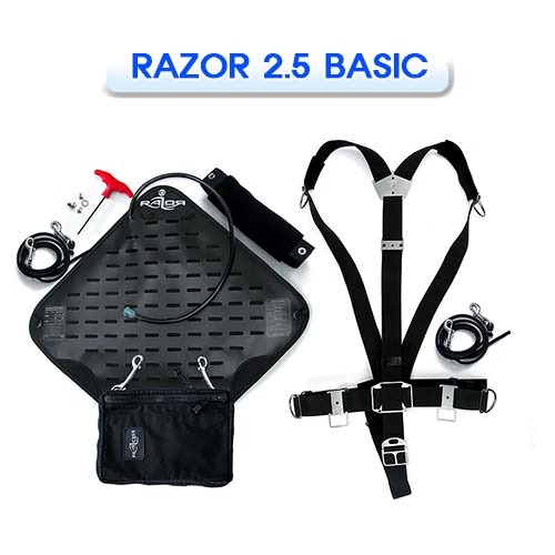 [RAZOR] 레이저 2.5 베이직 (RAZOR 2.5 BASIC DIVING BCD SIDEMOUNT) 소통마켓 다이빙 부력조절기 사이드마운트