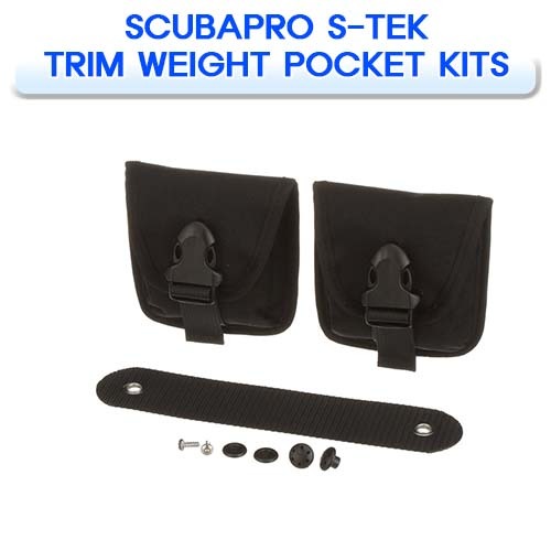 스쿠버프로 에스텍 트림웨이트 포켓키트 스쿠버다이빙 BCD 옵션 SCUBAPRO1 S-TEK TRIM WEIGHT POCKET KITS