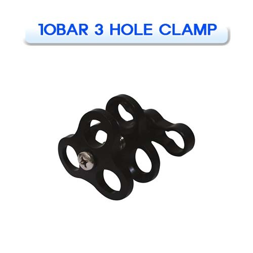 [10BAR] 텐바 3홀 클램프 (3 HOLE CLAMP DIVING CAMERA ACCESSORIES) 소통마켓 다이빙 카메라 액세서리