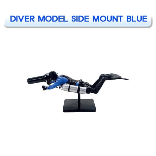 키노스쿠바 다이버인형 사이드마운트 블루 [INTEROCEAN] 인터오션 KINNO SCUBA DIVER MODEL SIDE MOUNT BLUE