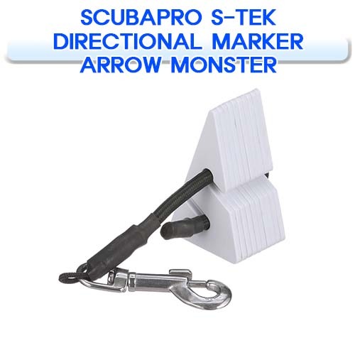 스쿠버프로 에스텍 마커 에로우 몬스터 다이빙 액세서리 SCUBAPRO1 S-TEK DIRECTIONAL MARKER ARROW MONSTER