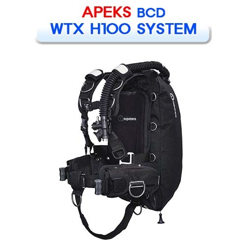 [APEKS] 아펙스 WTX H100 시스템 (WTX H100 SYSTEM DIVING BCD) 소통마켓 다이빙 부력조절기 비씨 더블유티엑스 에이치100