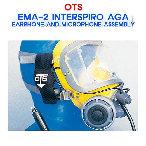 [OTS] 오티에스 마이크, 이어폰 시스템 EMA-2 (EMA-2 INTERSPIRO AGA EARPHONE AND MICROPHONE ASSEMBLY INDUSTRIAL DIVING ACCESSORIES) 소통마켓 산업잠수 용품