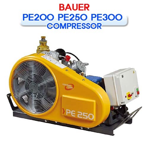 [BAUER] 바우어 PE200 PE250 PE300 P21 시스템 (DIVING COMPRESSOR) 소통마켓 다이빙 컴프레셔 공기압축기
