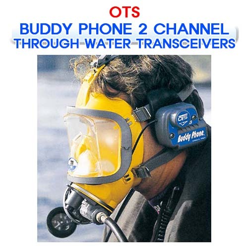 [OTS] 오티에스 다이버국 2채널 버디폰-D2 (BUDDY PHONE 2 CHANNEL THROUGH WATER TRANSCEIVERS INDUSTRIAL DIVING ACCESSORIES) 소통마켓 산업잠수 용품
