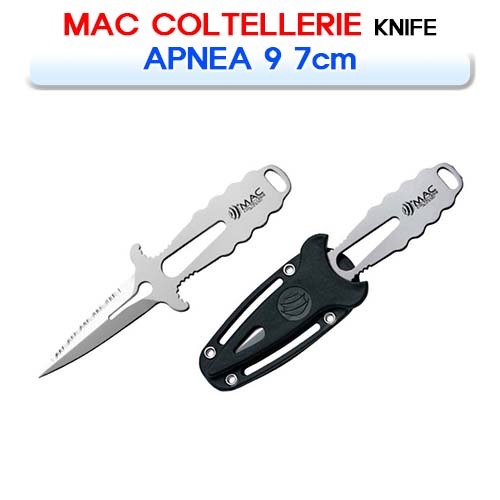 [MAC COLTELLERIE] 맥 콜텔래리에 앱니아 9 7cm (APNEA 9 #SOTONG DIVING CUTTING KNIFE) 소통마켓 다이빙 커팅도구 나이프 칼