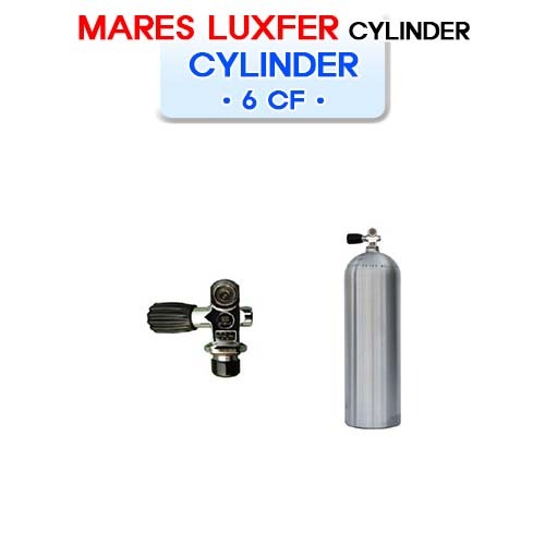 럭스퍼/메탈 임팩트 탱크 6CF [MARES] 마레스 LUXFER METAL IMPACT CYLINDER 6CF