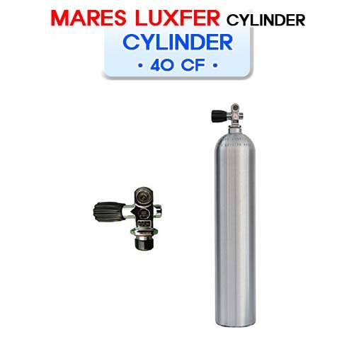 럭스퍼 메탈임팩트 40CF [MARES] 마레스 LUXFER METAL IMPACT CYLINDER 40CF 실린더 공기 탱크