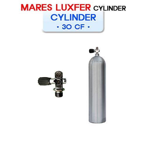 럭스퍼/메탈 임팩트 탱크 30CF [MARES] 마레스 LUXFER METAL IMPACT CYLINDER 30CF