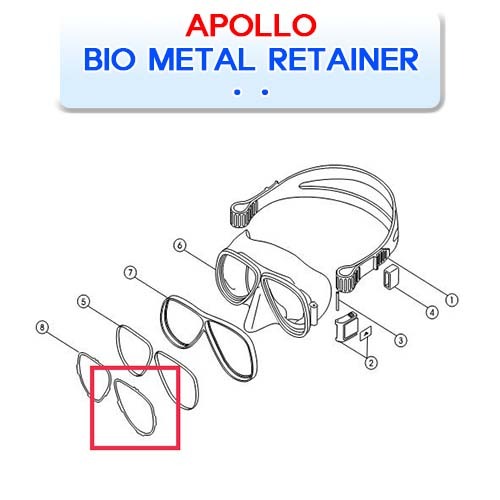 바이오메탈 리테이너 [APOLLO] 아폴로 BIO METAL RETAINER