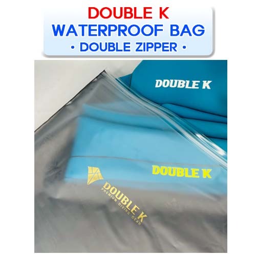더블지퍼 방수백 [DOUBLE K0] 더블케이 DOUBLE ZIPPER WATERPROOF BAG