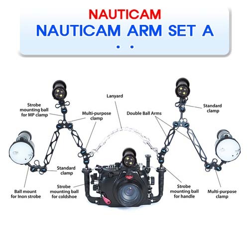 노티캠 암세트 구성 A [NAUTICAM] 노티캠 NAUTICAM ARM SET A