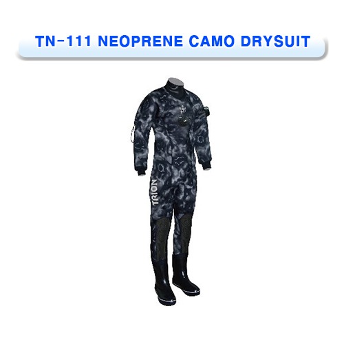 [TRION] 트라이온 TN-111 네오플렌 카모 드라이슈트 (TN-111 NEOPRENE CAMO DRYSUIT) 소통마켓